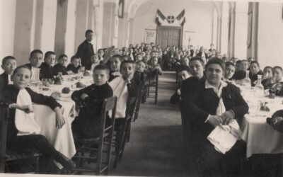 Pranzo durante la festa di Maria Ausiliatrice