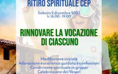 Ritiro spirituale Sabato 2 Dicembre